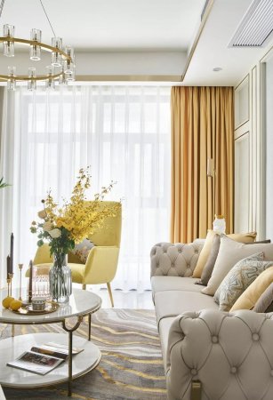 簡(jiǎn)易輕奢風(fēng)整木定制，那白色中的一抹金色光